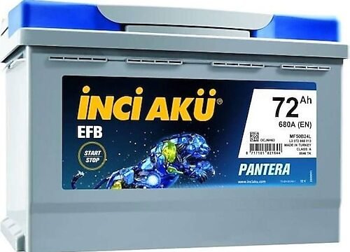 İnci Akü Start-Stop EFB Pantera 12V 70Ah Akü