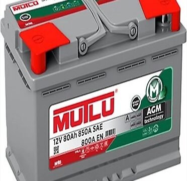 Mutlu Start-Stop AGM 12V 80Ah Akü
